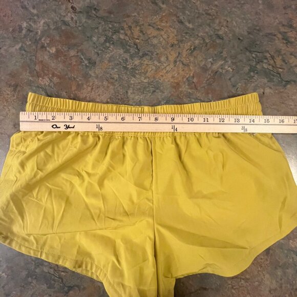 DSG Womens Stride Shorts Grounded‎ Yellow Size S - Picture 3 of 9